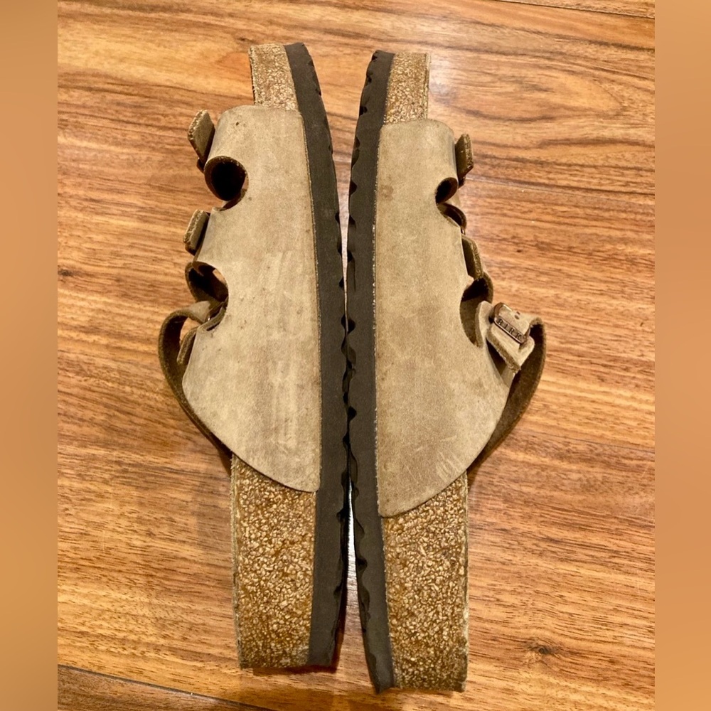 Birkenstock Florida Oil-Rubbed leather Sandals - Picture 4 of 9